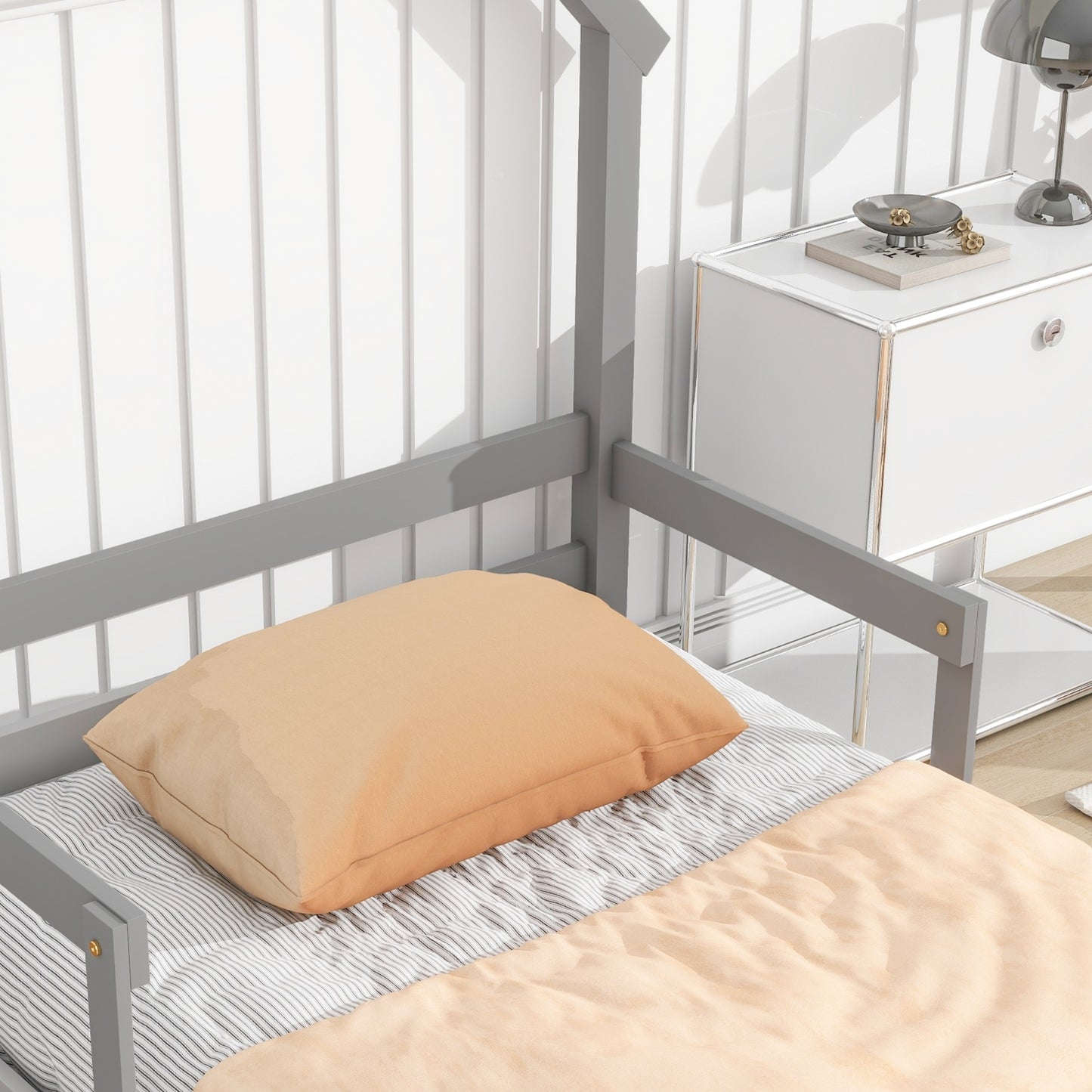 Twin House-Shaped Headboard Daybed