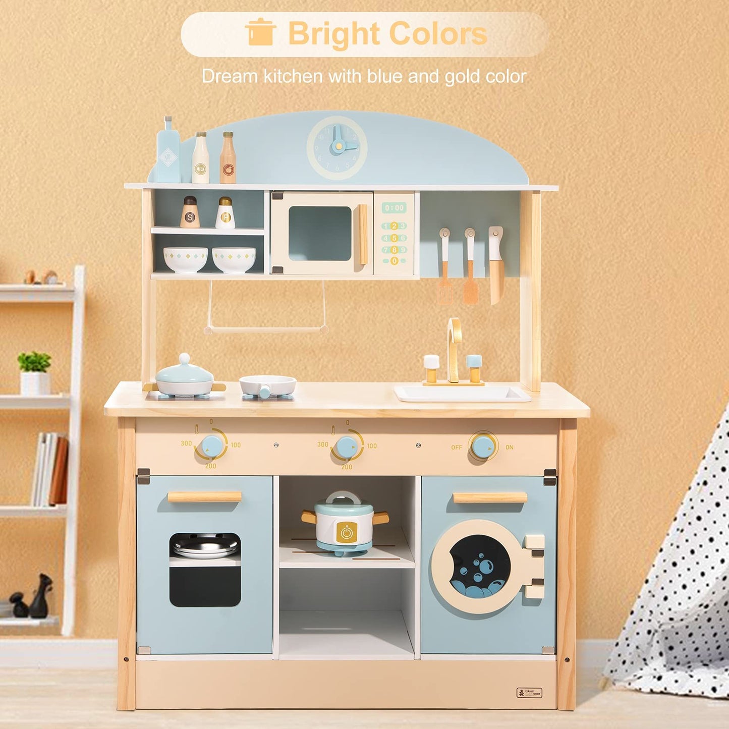 Kitchen Pretend Playset with Accessories