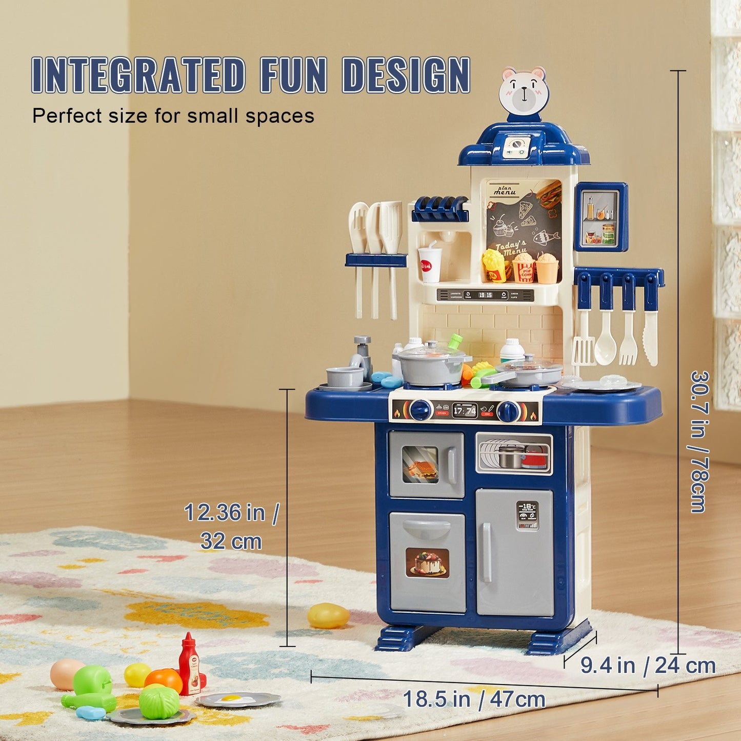 Kitchen Playset Kids Pretend