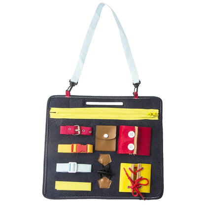 Buckle Zipper Learning Board