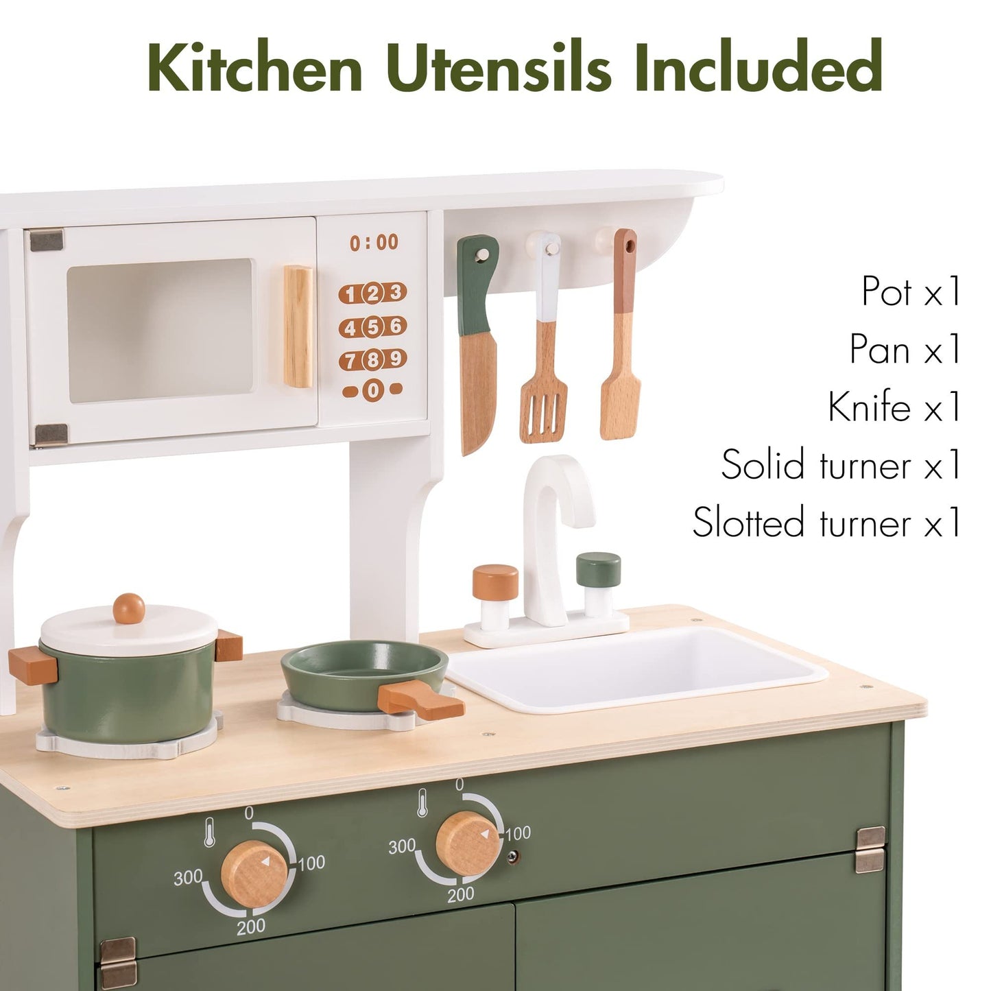 Kitchen Pretend Playset With Accessories