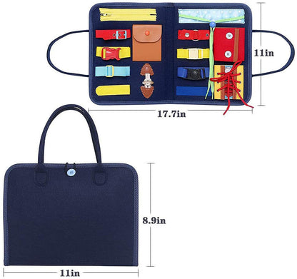 Buckle Zipper Learning Board