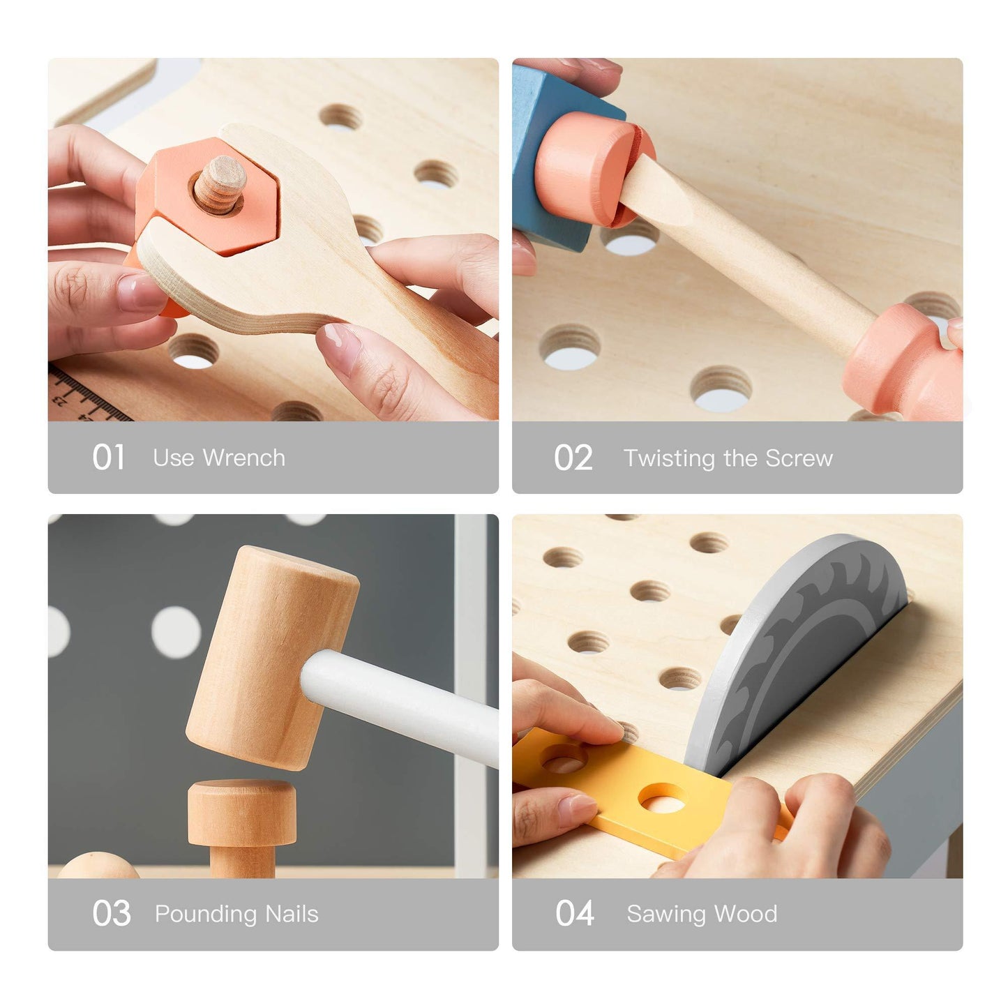 Tool Workbench For Kids Playset