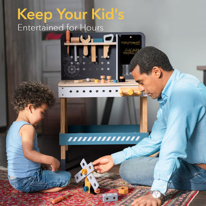 Tool Workbench For Kids Playset
