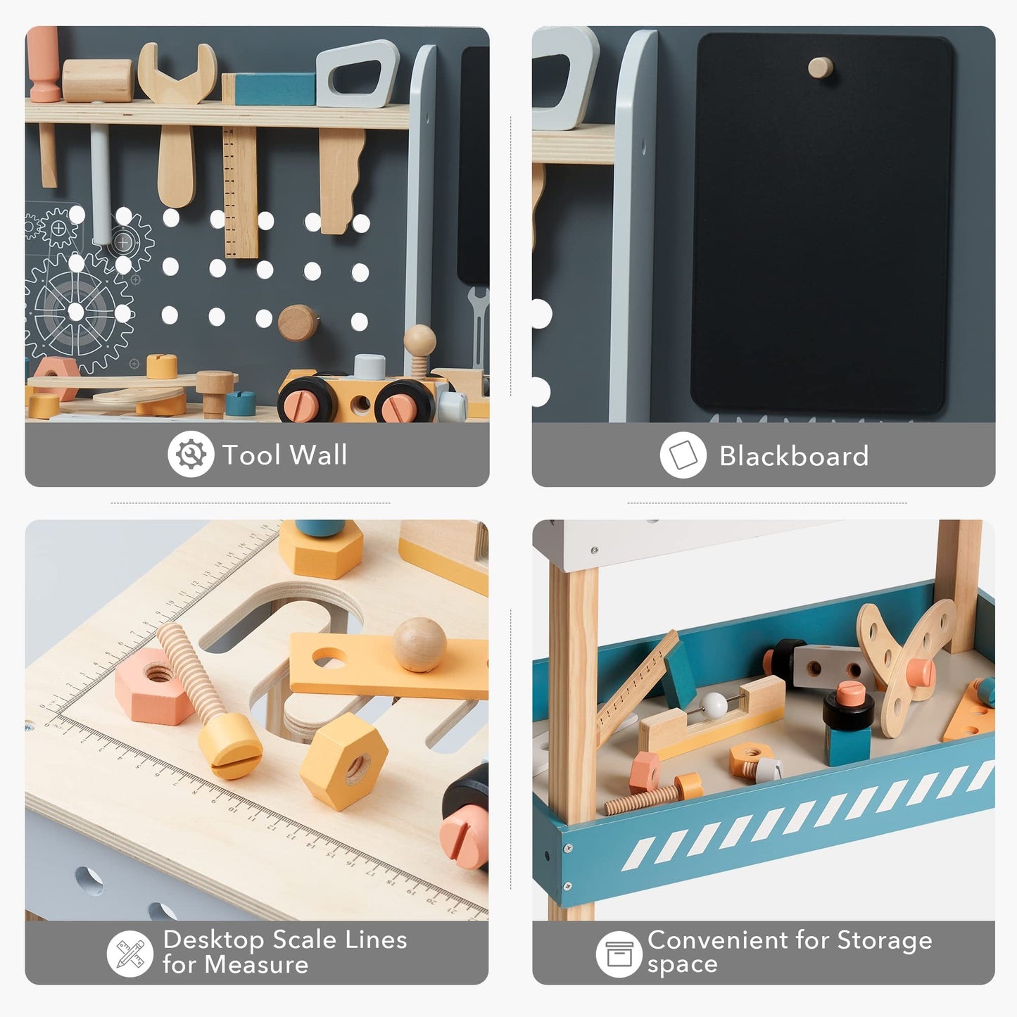 Tool Workbench For Kids Playset