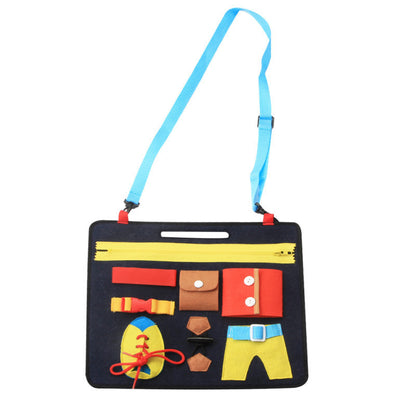 Buckle Zipper Learning Board