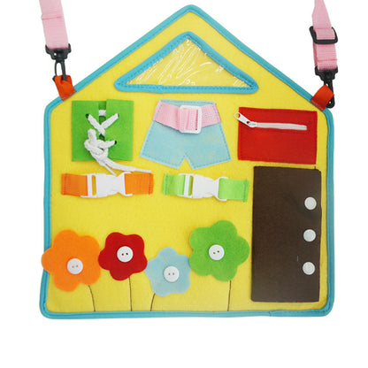 Buckle Zipper Learning Board