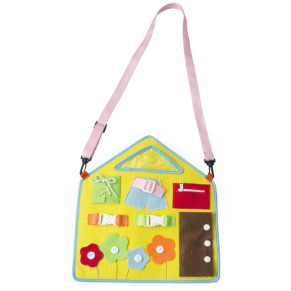 Buckle Zipper Learning Board
