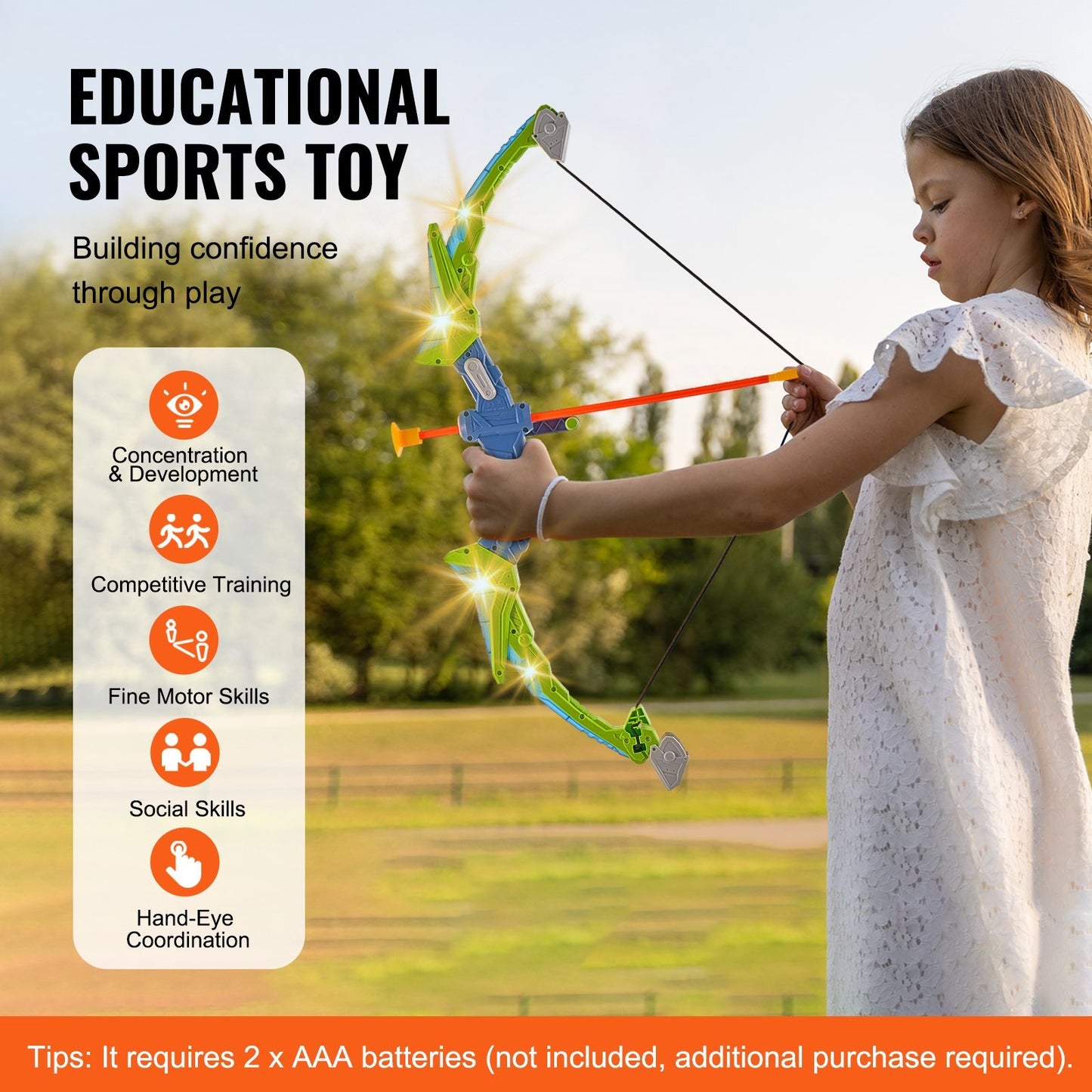 Bow And Arrow Set For Kids with Accessories