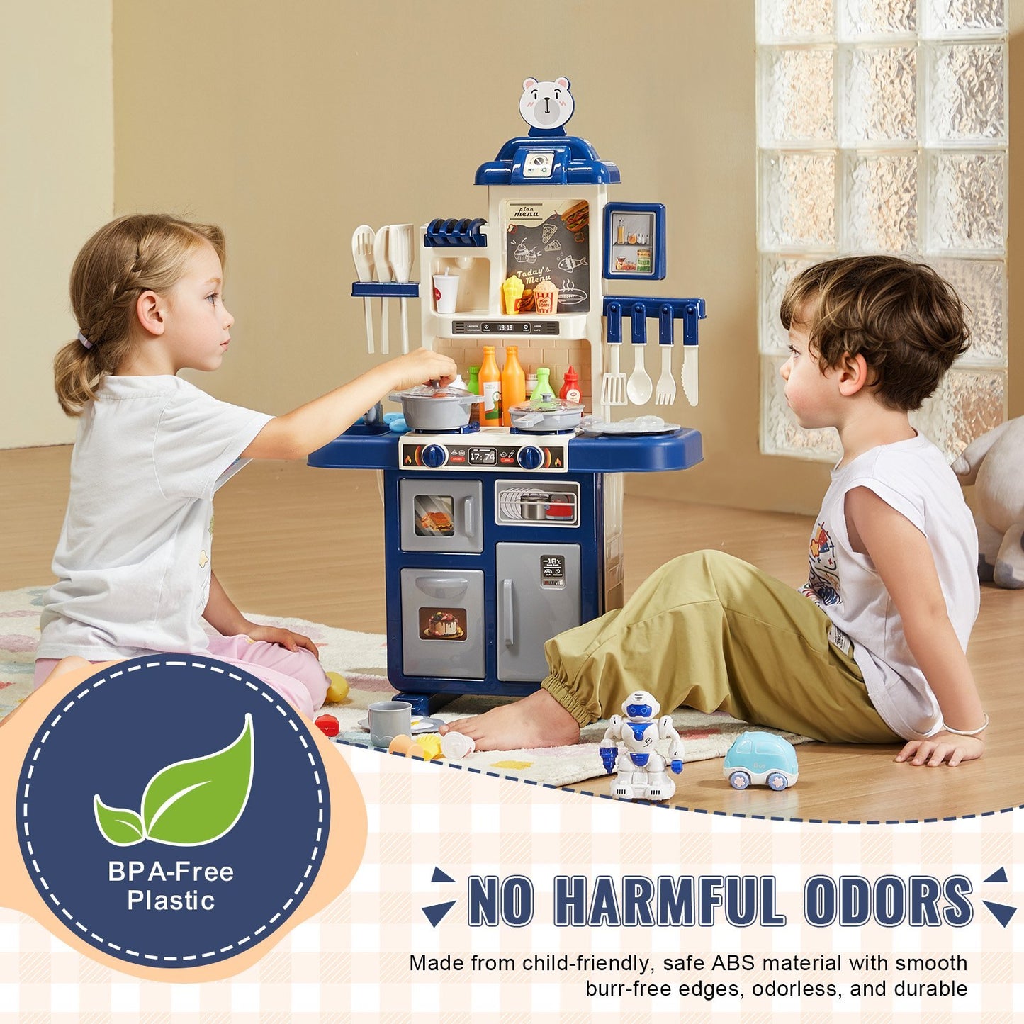 Kitchen Playset Kids Pretend