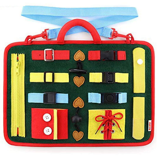 Buckle Zipper Learning Board