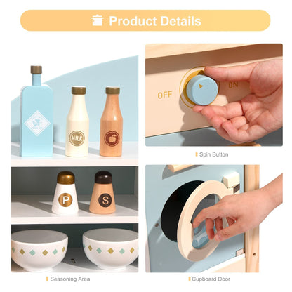Kitchen Pretend Playset with Accessories