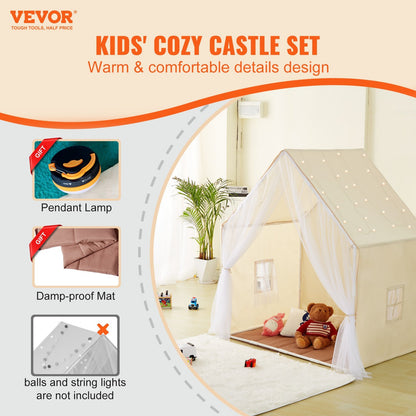 Kids Beige Tent For Kids