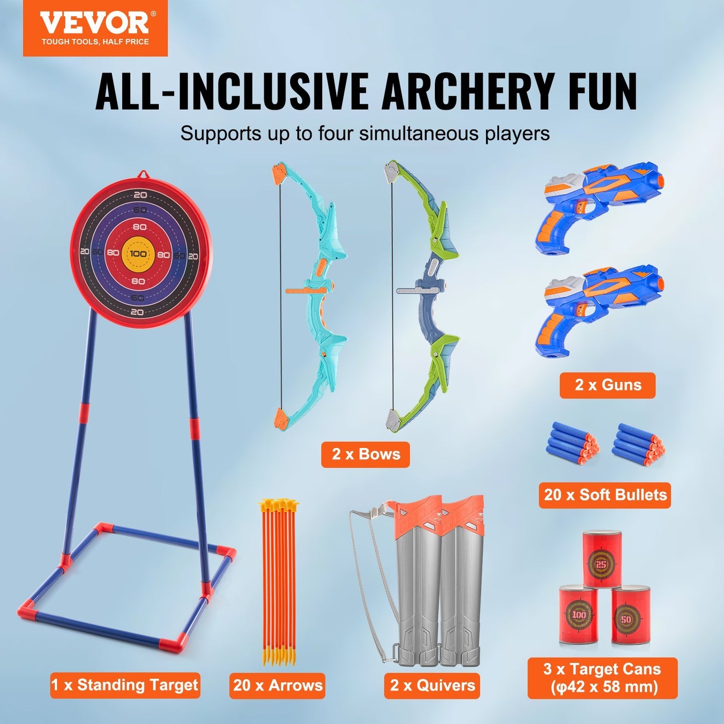Bow And Arrow Set For Kids with Accessories