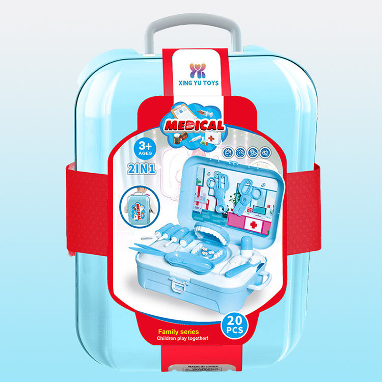 Children's Play Family Doctor Backpack Set